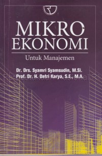 Image of Mikro ekonomi untuk manajemen