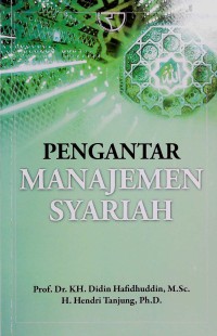 Image of Pengantar manajemen syariah