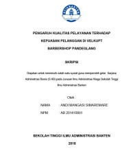 Image of PENGARUH KUALITAS PELAYANAN TERHADAP KEPUASAN PELANGAN DI VELKUPT BARBERSHOP PANDEGLANG