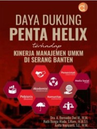 Image of DAYA DUKUNG PENTA HELIX TERHADAP KINERJA MANAJEMEN UMKM DI SERANG BANTEN