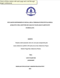Image of KINERJA USAHA MIKRO KECIL DAN MENENGAH (UMKM) PADA MASA PEMBERLAKUAN PEMBATASAN KEGAITAN MASYARAKAT (PPKM) DI DESA SAKETI KABUPATEN PANDEGLANG BANTEN