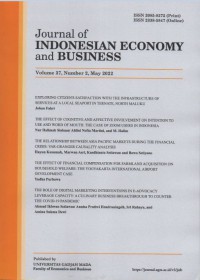 Image of JOURNAL OF INDONESIAN ECONOMY AND BUSINESS