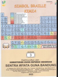 Image of SIMBOL BRAILLE KIMIA