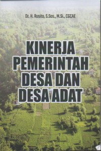 Image of KINERJA PEMERINTAH DESA DAN DESA ADAT