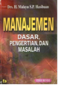 Image of MANAJEMEN DASAR PENGERTIAN DAN MASALAH