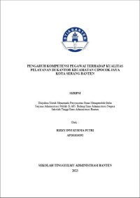 Image of ANALISIS TINGKAT KEPATUHAN WAJIB PAJAK BUMI DAN BANGUNAN (PBB) DI KELURAHAN SUKARATU KECAMATAN MAJASARI KABUPATEN PANDEGLANG 2020-2021