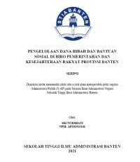 Image of PENGELOLAAN DANA HIBAH DAN BANTUAN SOSIAL DI BIRO PEMERINTAHAN DAN KESEJAHTERAAN RAKYAT PROVINSI BANTEN