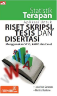Image of Statistik Terapan Aplikasi Untuk Riset Skripsi Tesis Dan Disertasi