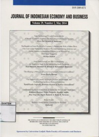 Image of Journal of Indonesian Economy and Business