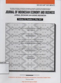 Image of Journal of Indonesian Economy and Business