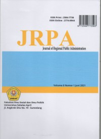 Image of Journal of regional publik administrtion